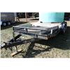 Image 2 : 2007 DOUBLE A 20' FLAT DECK TRAILER