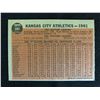 Image 2 : 1962 Topps #384 KC Athletics Team