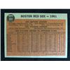 Image 2 : 1962 Topps Baseball Card #334 Boston Red Sox