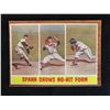 Image 1 : 1962 TOPPS #312 WARREN SPAHN SHOWS NO-HIT FORM