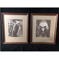 VINTAGE FRAMED ART LOT (12" X 14")