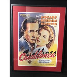 CASABLANCA FRAMED MOVIE POSTER (28" X 38")