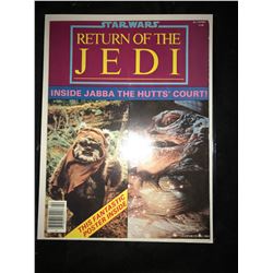 Star Wars Return Of The Jedi Inside Jabba The Hutts Court! Poster Magazine-(1983)