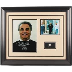 John Gotti Custom Framed 19.5x23.25 Display with (1) Hand-Written Word From Letter (JSA LOA Copy)