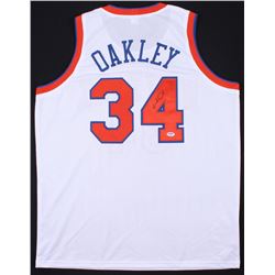 Charles Oakley Signed Knicks Jersey (PSA COA)