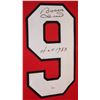 Image 2 : Bobby Hull Signed Blackhawks 35x43 Custom Framed Jersey Inscribed "HOF 1983" (JSA COA)
