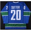 Image 1 : Brandon Sutter Signed Canucks Jersey (Beckett COA)