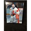 Image 1 : GRANT FUHR AUTOGRAPHED 8" X 10" FRAMED COLOR PHOTO W/ COA (TEAM CANADA)