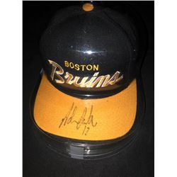 ADAM OATES SIGNED BOSTON BRUINS BALL CAP W/ COA