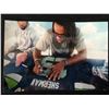 Image 5 : RICHARD SHERMAN SIGNED SEAHAWKS FOOTBALL JERSEY W/ COA