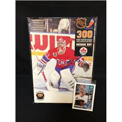 PATRICK ROY POSTER PUZZLE/ CARD LOT