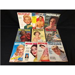 VINTAGE MOVIE MAGAZINES LOT