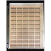 Image 1 : CANADIAN STAMPS UNCUT SHEETS (5 CENT)