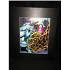 Image 1 : COMIC BOOK CHARACTERS MATTED PRINT