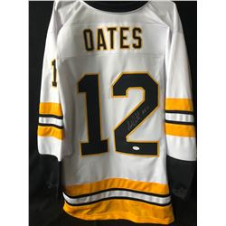 Adam Oates Signed Bruins Jersey Inscribed "HOF 12" (JSA COA)