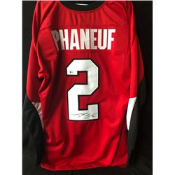 Dion Phaneuf Signed Senators Jersey W/ COA