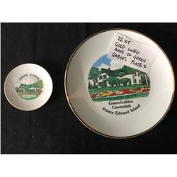 22K GOLD LINED ANNE OF GREEN GABLES COLLECTOR PLATES