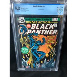 1976 JUNGLE ACTION #21 (MARVEL COMICS) 9.0 GRADE CBCS