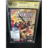 Image 1 : 2008 AVENGERS/ INVADERS #4 (MARVEL COMICS) 9.6 GRADE CBCS **SIGNED BY STEPHEN SADOWSKI**