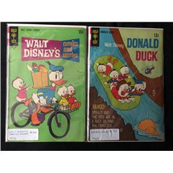 VINTAGE GOLD KEY COMIC BOOKS LOT (WALT DISNEY'S COMICS & STORIES #358/ DONALD DUCK #125)