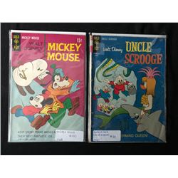 1960'S GOLD KEY COMIC BOOK LOT (MICKEY MOUSE #120/ UNCLE SCROOGE #68)