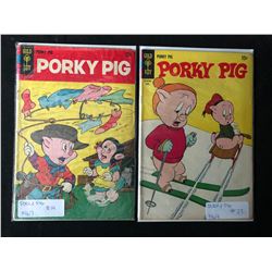 1960'S PORKY PIG COMIC BOOK LOT (GOLD KEY COMICS)