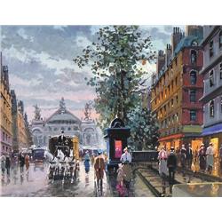 UNTITLED; PARISIAN STREET SCENE