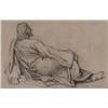 Image 1 : STUDY OF A RECLINING FIGURE