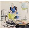 Image 1 : UNTITLED; WOMAN IRONING