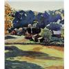 Image 1 : UNTITLED; VALLEY FARM WITH RAIL FENCE