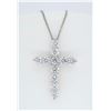 Image 1 : Tiffany & Co Platinum 2.00ctw Diamond Pendant with Chain