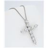 Image 2 : Tiffany & Co Platinum 2.00ctw Diamond Pendant with Chain