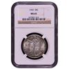 Image 1 : 1943 Walking Liberty Half Dollar Coin NGC MS65