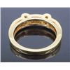 Image 4 : 14KT Yellow Gold 1.12ctw Diamond Ring