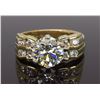 Image 2 : 14KT Yellow Gold 2.50ctw Diamond Ring