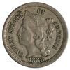 Image 1 : 1888 Three Cent Nickel Coin