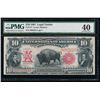 Image 1 : 1901 $10 Bison Legal Tender Note PMG 40