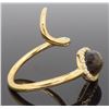 Image 5 : 18KT Yellow Gold 1.80ct Smokey Quartz and Diamond Ring