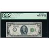 Image 1 : 1928A $100 Kansas City Federal Reserve Note PCGS 63PPQ