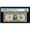 Image 1 : 1934 $5 Silver Certificate Star Note PMG 20