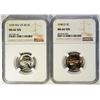 Image 1 : 1939 REV OF 40 & 40-D JEFFERSON NICKELS, NGC MS-66