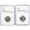 Image 1 : 2-1965 JEFFERSON NICKELS, NGC MS-66