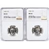 Image 1 : 2-1965 JEFFERSON NICKELS, NGC MS-66