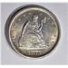 Image 1 : 1875-S SEATED LIBERTY 20 CENT PIECE