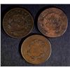 Image 2 : LARGE CENTS: 1818 & 1826 GOOD, 1835 VG/F