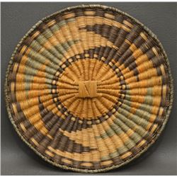HOPI INDIAN BASKETRY PLAQUE