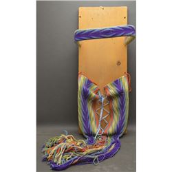 OSAGE INDIAN CRADLE BOARD