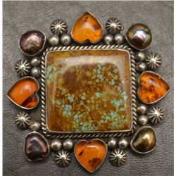 WESTERN PIN/PENDENT (JOAN SLIFKA )
