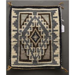 NAVAJO INDIAN TWO GREY HILLS TEXTILE