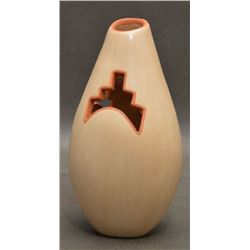 JEMEZ INDIAN POTTERY VASE (FRAGUA)